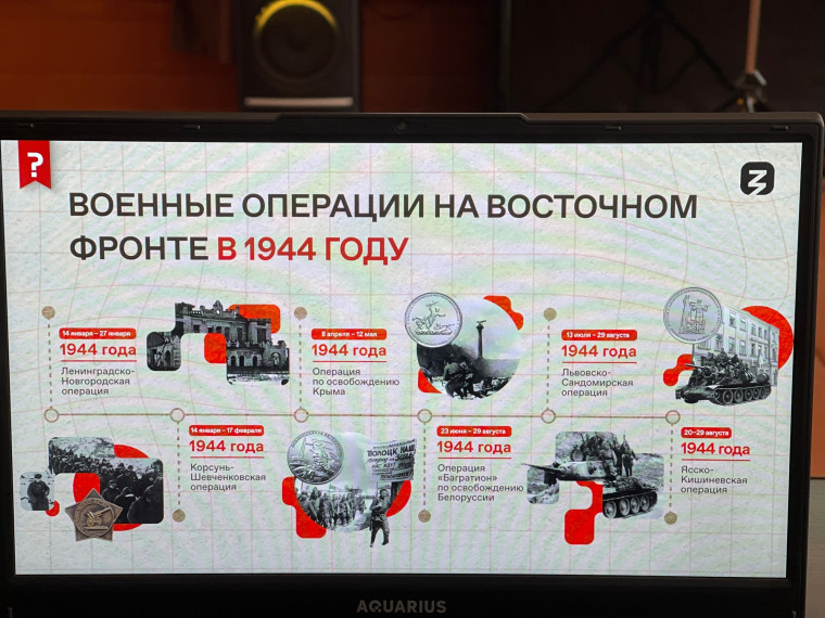 Лекция «Освобождение Европы от немецко-фашистских захватчиков»..